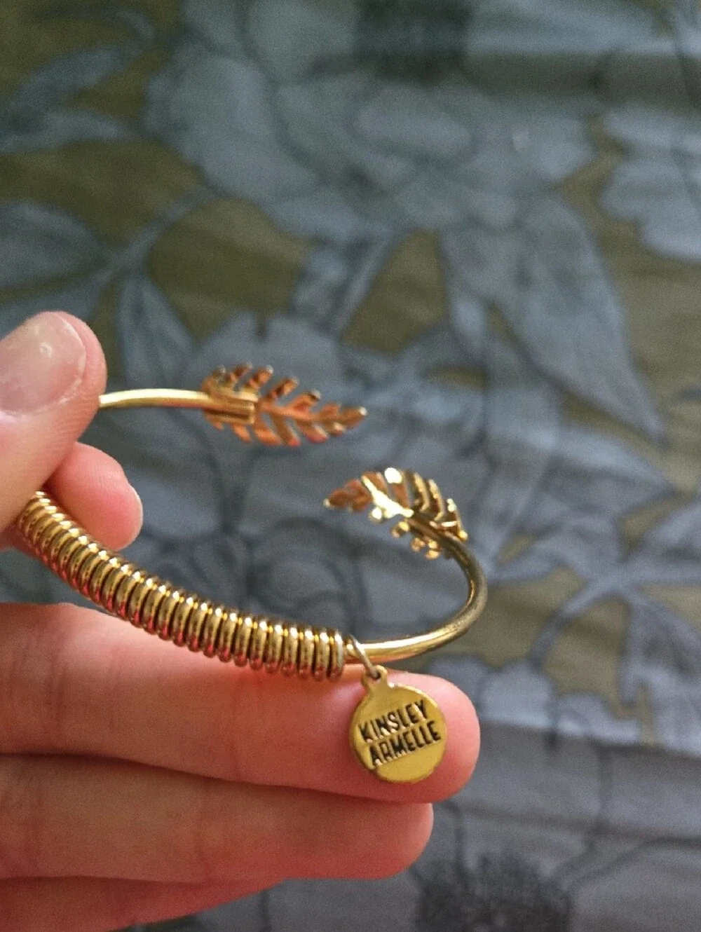 Kinsley Armelle Gold Leaf Cuff Bracelet - Women's Accessories